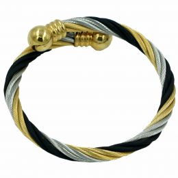 Dick Wicks Magnetic Ball and Twist Cable Health Bangle
