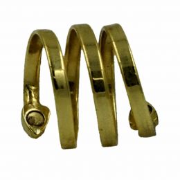 Dick Wicks Chunky Spiral Gold Magnetic RIng